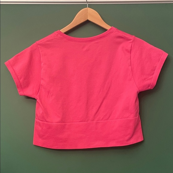 Aerie Offline Womens L Fuchsia Crop Top Activewear Yoga Workout - Picture 4 of 4